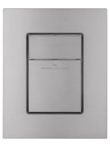 Кнопка смыва для инсталляции пневматическая WONZON & WOGHAND, Темный графит WW-IB256-BGM