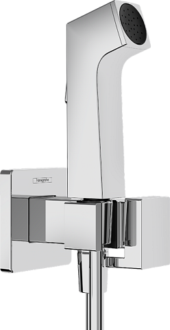 Шлангом Hansgrohe Гигенический душ Bidette 1jet E со и держателем, хром 29233000