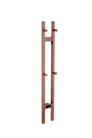 Полотенцесушитель электрический 2-трубы квадратный Boheme COPPER BRUSHED 728-CB