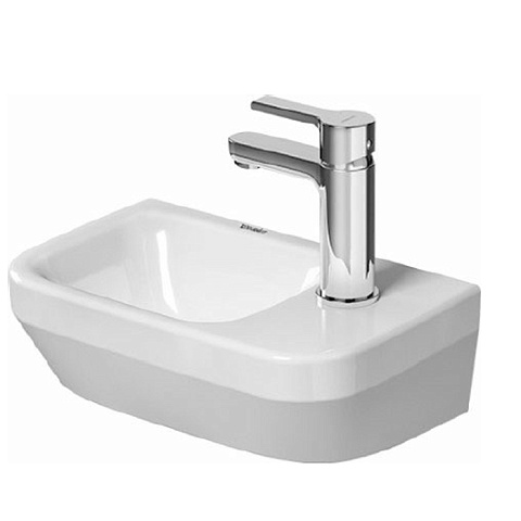 Duravit DuraStyle Умывальник для рук 360х220 мм, с отв. для смесителя справа ,без перелива, вкл. крепление, глазуровка снизу цвет: белый, 0713360000