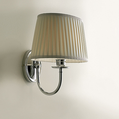 Devon&Devon Devon Jasmine 3 Светильник настенный с абажуром 260х150cм, IP20, фурнитура: хром, DEJASMINE3CR