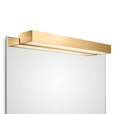 Decor Walther Box 1-60 N LED Светильник на зеркало 60x10x5см, светодиодный, 1x LED 32.8W, цвет: золото матовое, 0420082