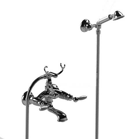 Stella Italica Leve Смеситель для ванны 3274/305/6 с ручным душем, цвет: хром, IL 02204 CR00