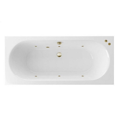 Ванна EXCELLENT Oceana Slim 180x80 "SOFT" (бронза)
