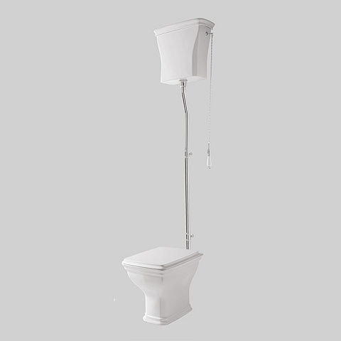 Artceram CIVITAS Бачок lдля высокой трубы, цвет белый, CIC006 01 00