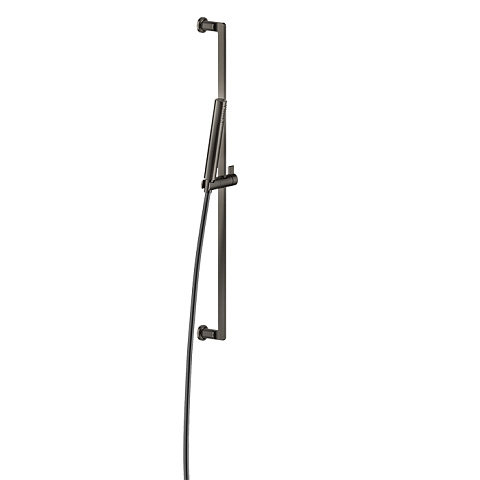 GESSI INCISO Штанга в комплекте с душевой лейкой, шланг 1,50 м, цвет: nero XL, 58145#299