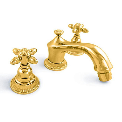 Nicolazzi Impero Смеситель для биде на 3 отверстия, цвет: золото, 1215GO36
