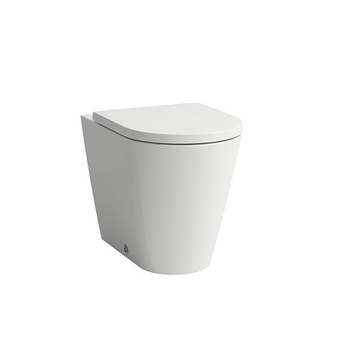 LAUFEN KARTELL Унитаз приставной 560x370x430мм, безободковый смыв Rimless, цвет белый, 8.2333.7.000.000.1