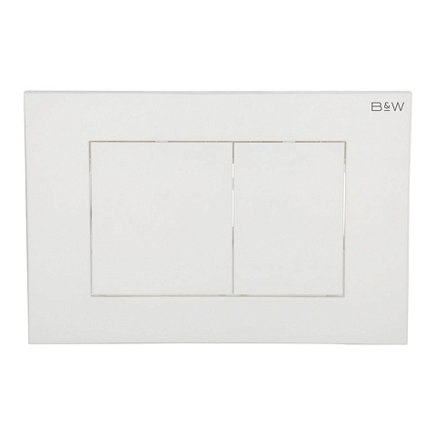 Клавиша смыва Black&White WPI-09531 серия E, цвет: слоновая кость (244х162х11)