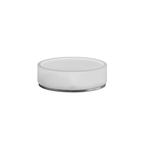 GESSI 316 Мыльница настольная, цвет: белый/steel brushed, 54725#239