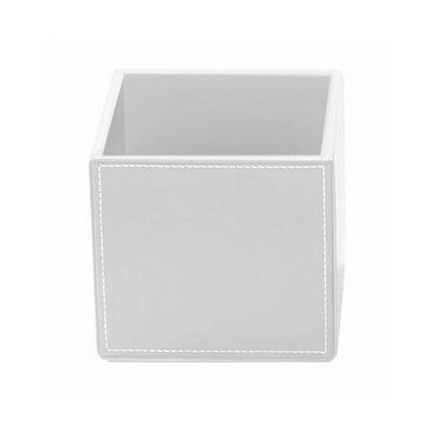Decor Walther Brownie BOD1 Универсальная коробка 13x13x12.5см, цвет: белая кожа, 0930850