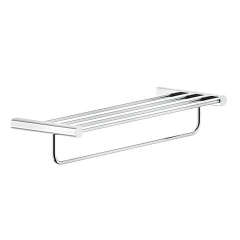 GESSI Rilievo Полка с полотенцедержателем, 60 см, цвет: хром, 59407#031