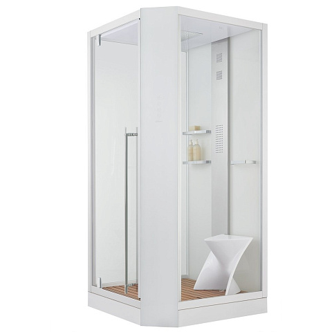 Душевая кабина ORANS SR-89101LS белый, Long door handle (1000x1000x2200)