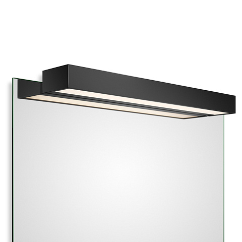 Decor Walther Box 1-60 N LED Светильник на зеркало 60x10x5см, светодиодный, 1x LED 32.8W, цвет: черный матовый, 0420460