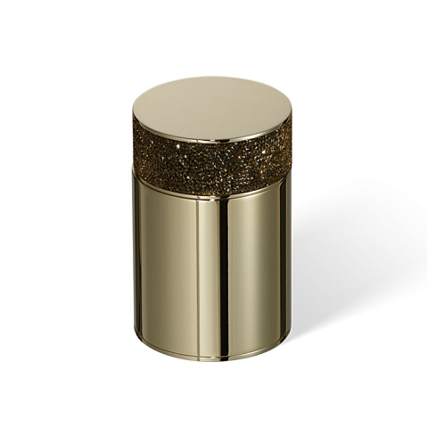Decor Walther Rocks BMD1 Баночка универсальная 6.5x9.8см, с кристаллами Swarovski®, цвет: золото, 0933720