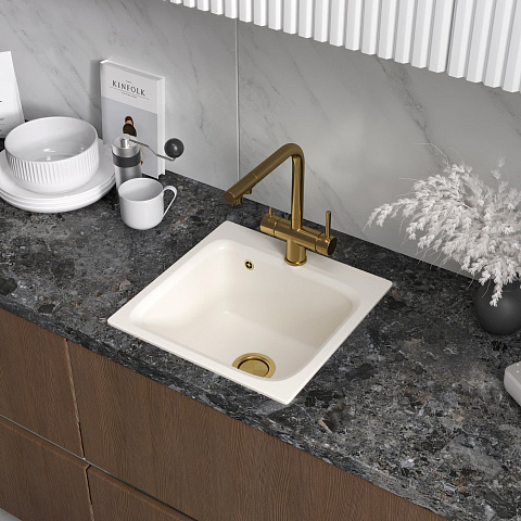 Кухонная мойка Reflexion Base RX0743WH, белый