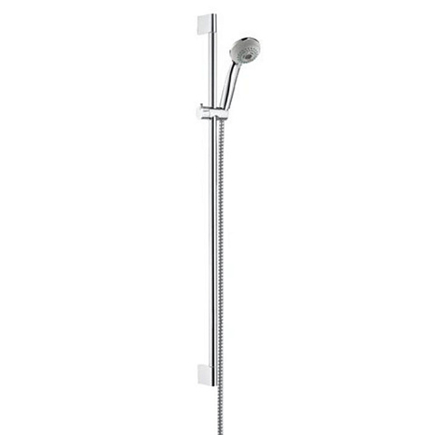 Hansgrohe HG Crometta 85 Душевой набор Multi: штанга 90см, ручной душ 85, 3jet (массажная, MonoRain, обычная), шланг, цвет: хром, 27766000