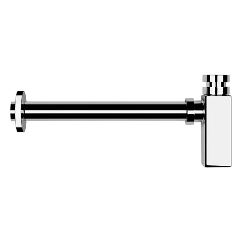 Gessi Eleganza Сифон для раковины квадратный, под донный клапан, цвет: хром, 01410#031