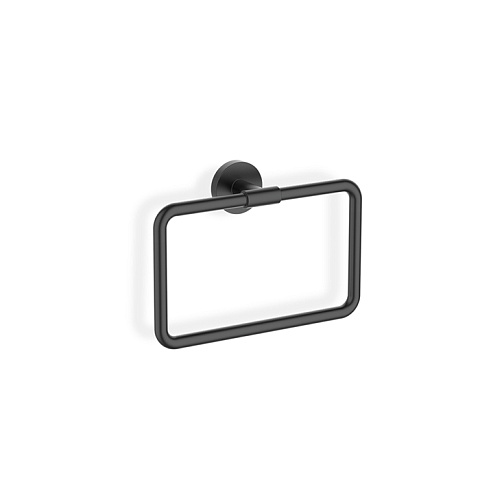 Decor Walther Basic HTR Полотенцедержатель кольцо, цвет: черный матовый, 0531260