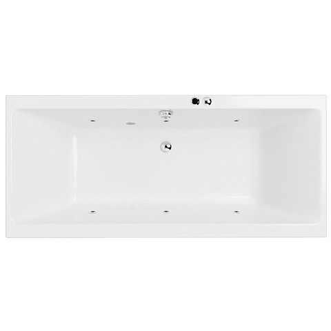 Ванна EXCELLENT Pryzmat Slim 180x80 "SOFT" (хром)