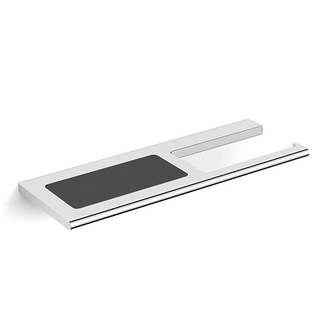 Бумагодержатель с полочкой для смартфона Black&White SN-8043