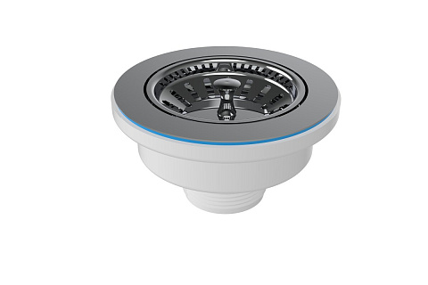 Выпуск NOVA для сифона 3 1/2" с винтом 25мм(для нержавеющей мойки) 1040