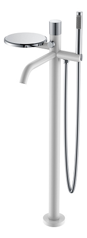 Смеситель Boheme STICK напольный WHITE TOUCH CHROME 129-WCR.2