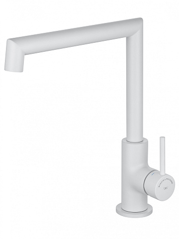 Смеситель для кухни WONZON & WOGHAND, Белый матовый WW-L1005-MW