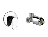 Смеситель для душа (внешняя и скрытая часть) Gessi SET EMPORIO VIA BAGUTTA 35954-031S