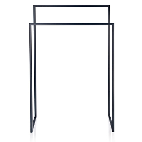 Decor Walther HT 10 Полотенцедержатель 60x20x91.5см, напольный, цвет: черный матовый, 0509160