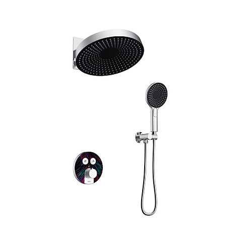 Душевая система Black&White Gravity GH-9401-MC, хром