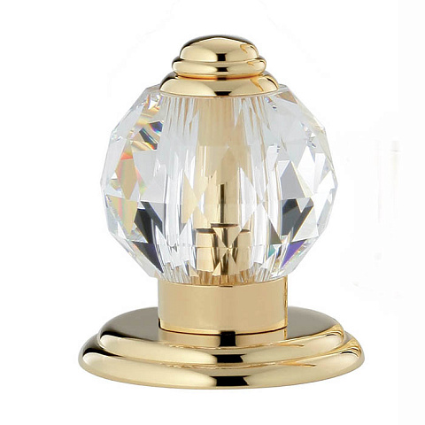 THG MANDARINE CRISTALLIA DIAMANT Вентиль смесителя для раковины, цвет полированное золото, U1K-F01-35
