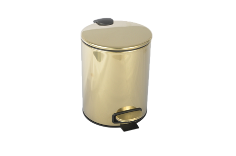 Ведро с педалью Boheme GOLD 10426-G