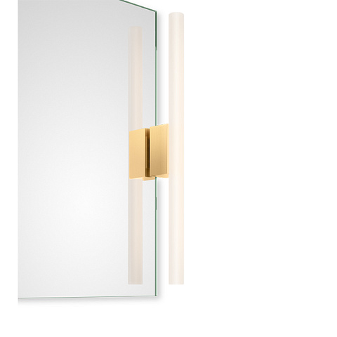 Decor Walther Omega 1 Светильник на зеркало 5x4.5x9(30-60)см, 1x S14D 30-60cm 1 Socket, цвет: золото матовое, 0402282