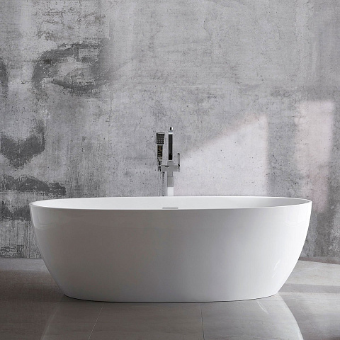 Ванна акриловая Vincea VBT-405-1860, 1860x885x605, цвет белый, щелевой перелив