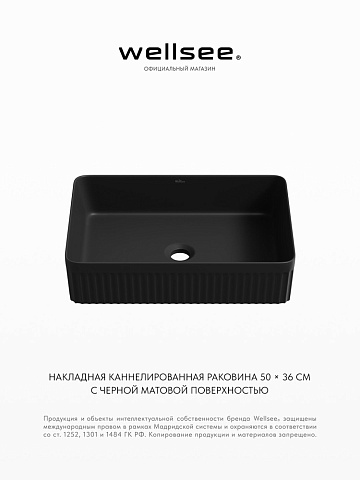 Накладная раковина для ванной Wellsee Festive Fox 2.0 319611000