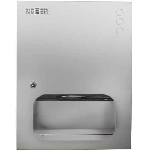 Встраиваемый диспенсер бумажных полотенец нерж. сталь NOFER COMPACT 12008.P.S матовый