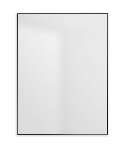 Зеркало в алюминиевой раме BelBagno 60х80 Nero