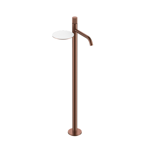 Смеситель Boheme STICK напольный для умыв. BRUSHED BRONZE LINEA 120-BRB.3