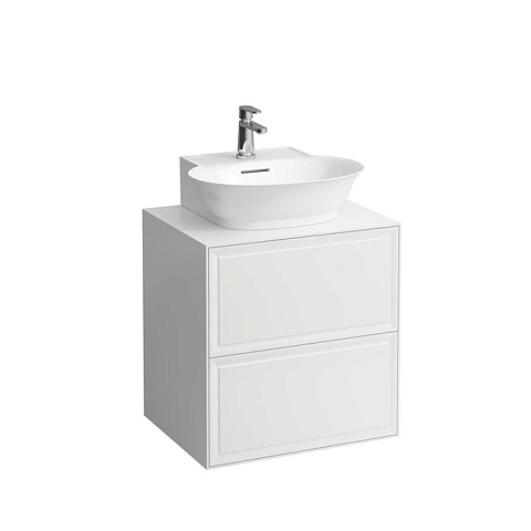 Laufen New Classic База под раковину подвесная , 580х450х600 мм, 2 ящика, цвет белый глянцевый (для раковины 816852), 4.0600.4.085.631.1