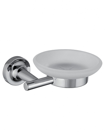 Мыльница с держателем WONZON & WOGHAND SIMPLE, Хром WW-6522