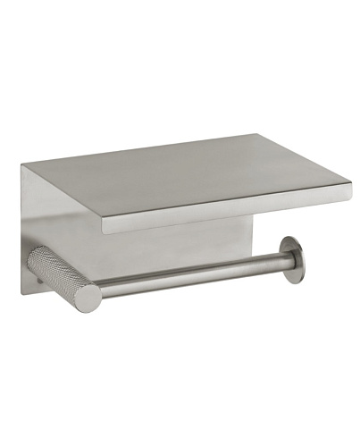 Держатель для туалетной бумаги с крышкой Boheme Uno Nickel Brush 10971-NB