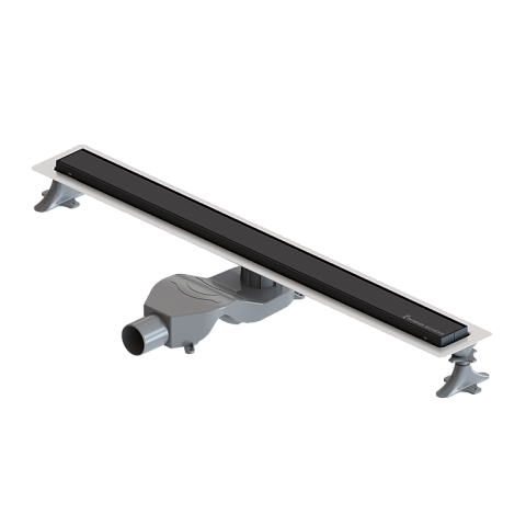 Душевой лоток Boheme Premium Linear 60см, нерж.сталь черный 982-60-B