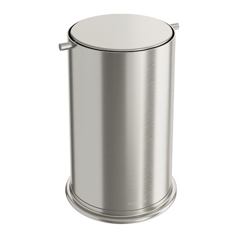 Ведро для мусора с вращающейся крышкой Boheme Nickel Brush 10916-NB