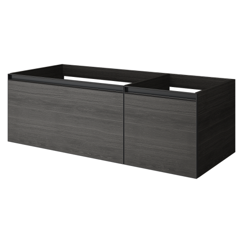 Armadi Art QUATRO 2 120см (80+40) тумба OAK ANTHRACITE профиль ANTHRACITE 790-M2-120-OA-A