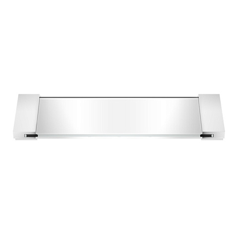 Decor Walther Classic Tab 34 Лоток универсальный 34x12см, прозрачное стекло, цвет: хром, 0848702