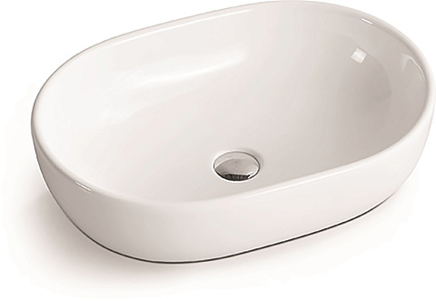 Раковина керамическая (накладная) SantiLine SL-1017