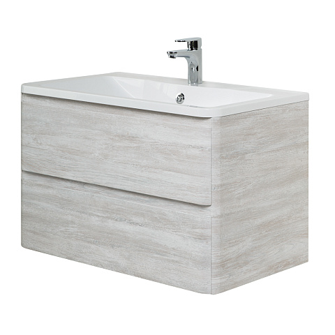 Тумба под раковину BelBagno Albano 80 см, Rovere Vintage Bianco