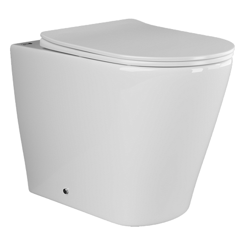 Унитаз приставной Ceramica Nova Highlight CN1812 с микролифтом, безободковый