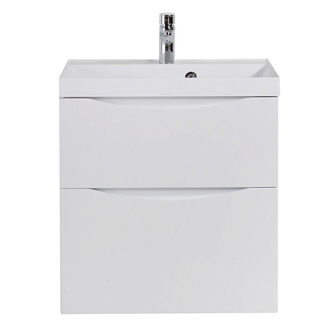 Тумба под раковину BelBagno Marino MARINO-H60-600-2C-SO-BL-P 60 см, Bianco Lucido
